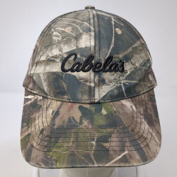 Cabela's Snapback Hat Multicolor One Size Camo Outdoor Hunting 6 Panel - Picture 2 of 10